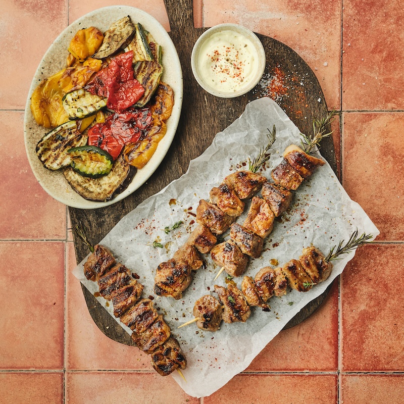 recette de Brochettes d’agneau au piment d’Espelette