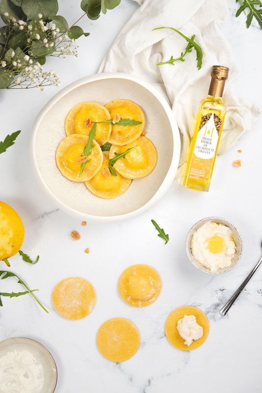 recette de Ravioles de fromage frais