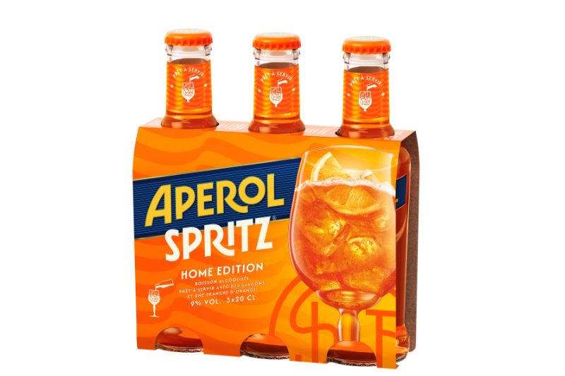 Aperol Spritz prêt à servir