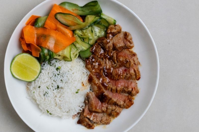 Bavette laquée sauce hoisin