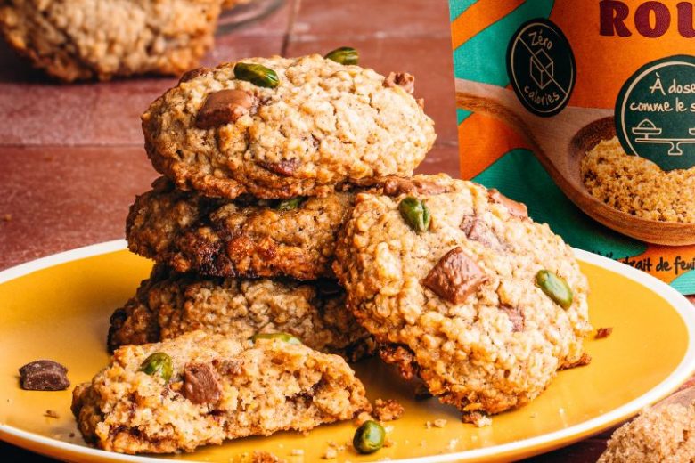 Cookies avoine pistaches chocolat