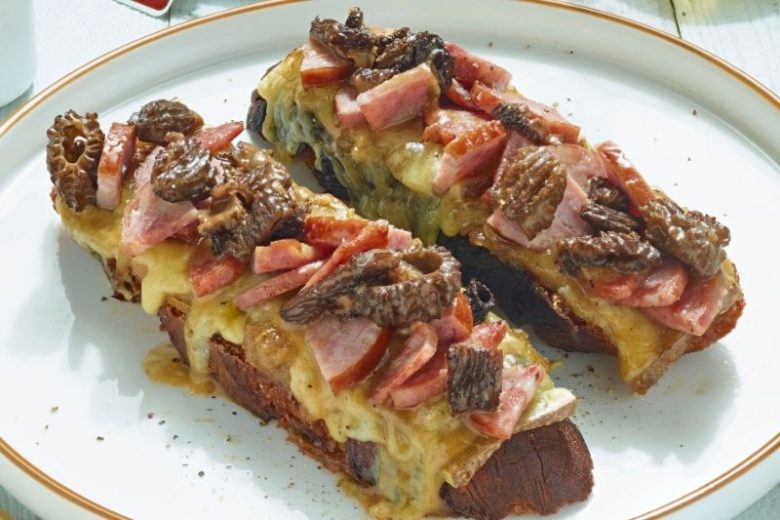 Croûte aux morilles Morteau Comté