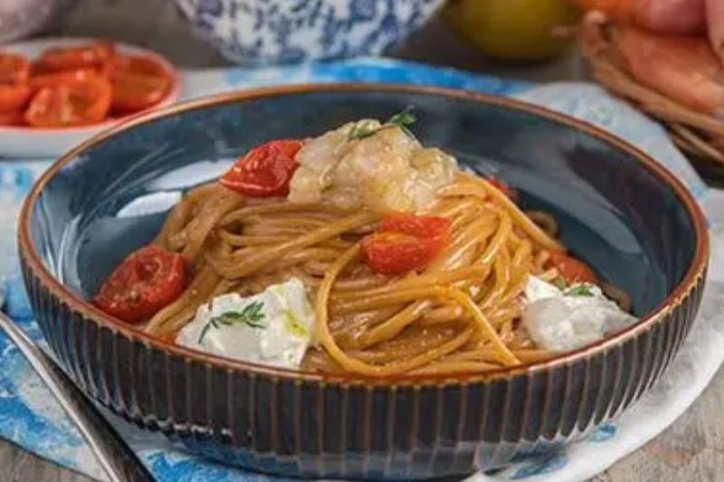 Linguine à la crème de langoustines