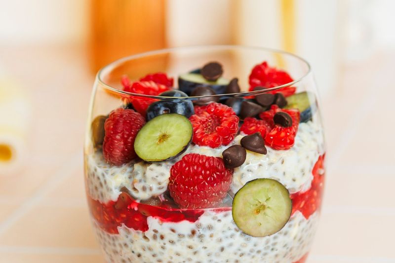 Pudding de millet et graines de chia