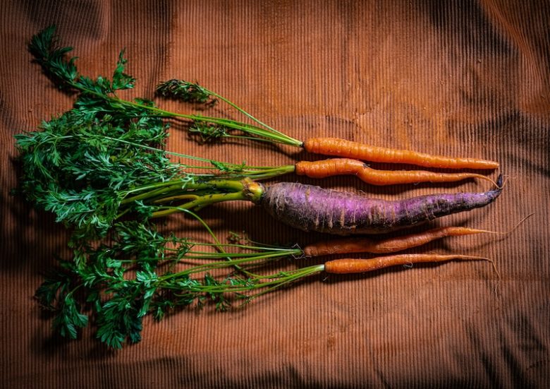 Les carottes colorées