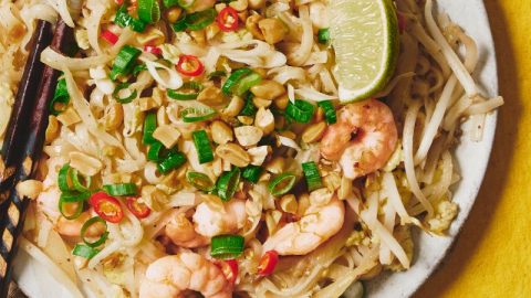 Pad Thaï bio au Sriracha