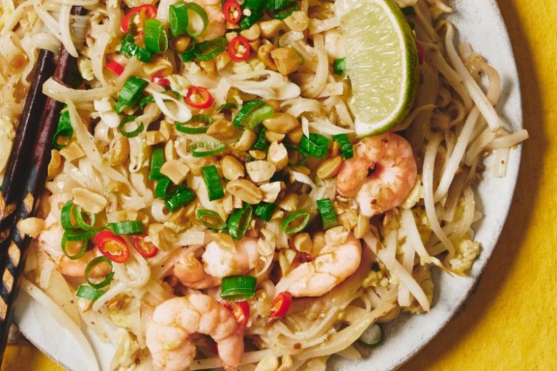 Pad Thaï bio au Sriracha