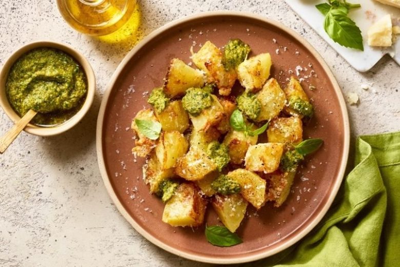 Pommes de terre croustillantes au parmesan