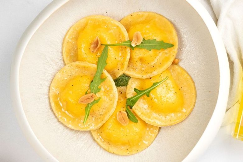 Ravioles de fromage frais