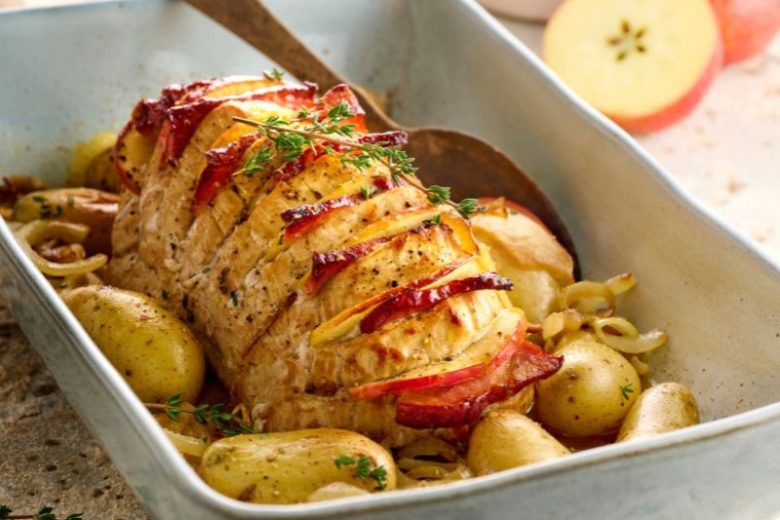 Rôti de veau Orloff aux pommes