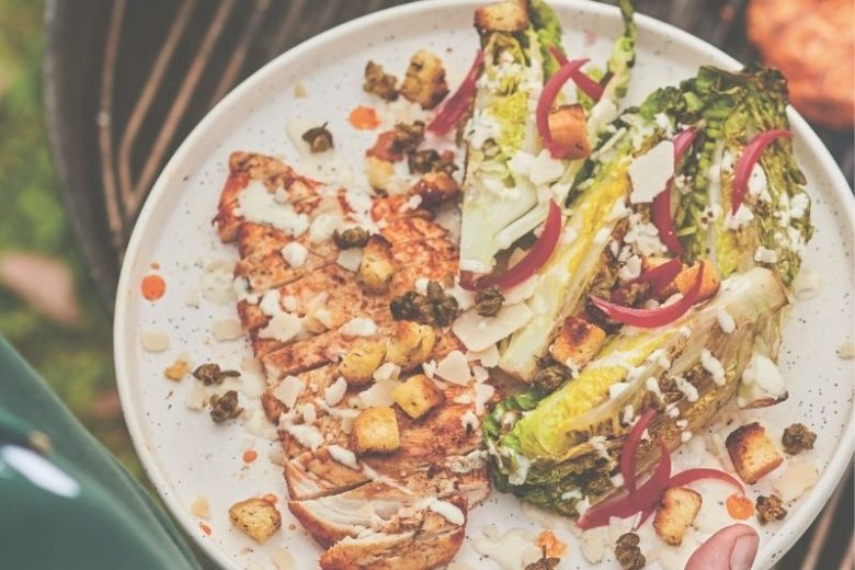 Salade César braisée