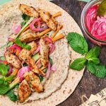 Wrap à l’émincé de noix de veau