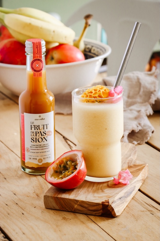 recette de Smoothie exotique au fruit de la passion