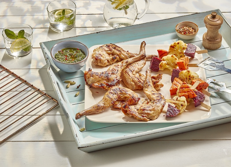 recette de Barbecue de gigolettes sauce zhoug