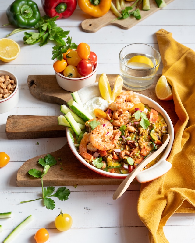 recette de Bowl express de lentilles curry
