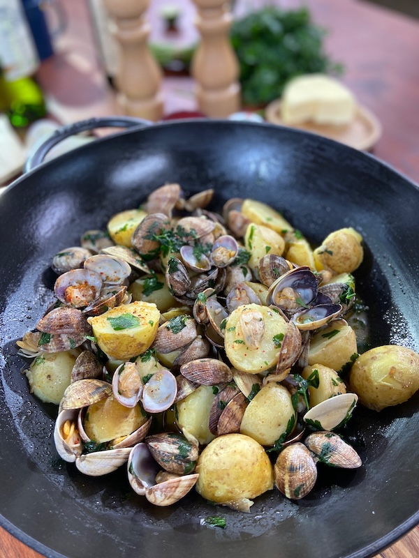 recette de Primeurs La Noirmoutier alle vongole