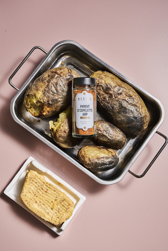 recette de Pommes de terre au beurre au piment