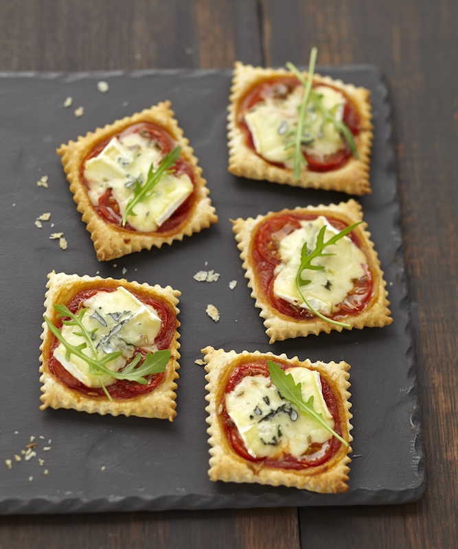 recette de Pizzettes au Bresse Bleu