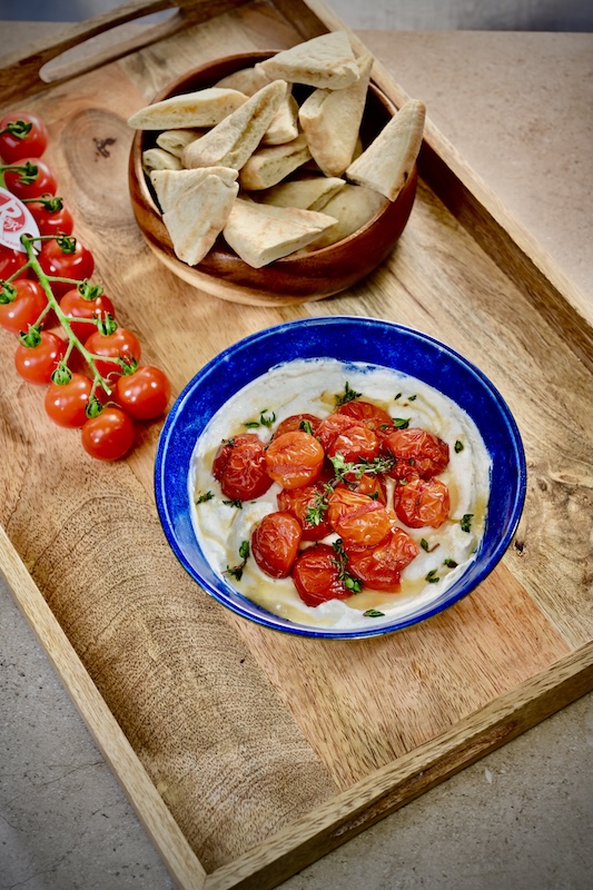 recette de Tartinable à la ricotta tomates cerises