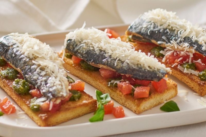 Canapés de sardines à l’ancienne