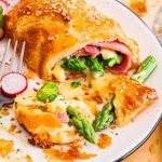 Feuilletés aux asperges et au jambon