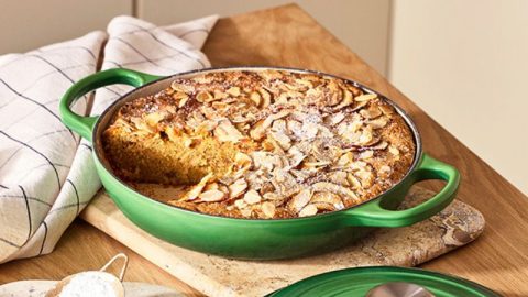 Gâteau aux pommes et aux amandes