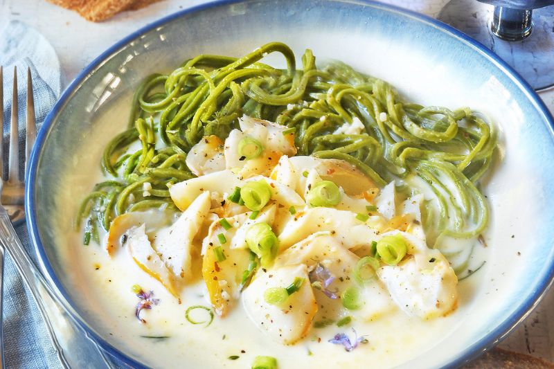 Haddock poché au lait