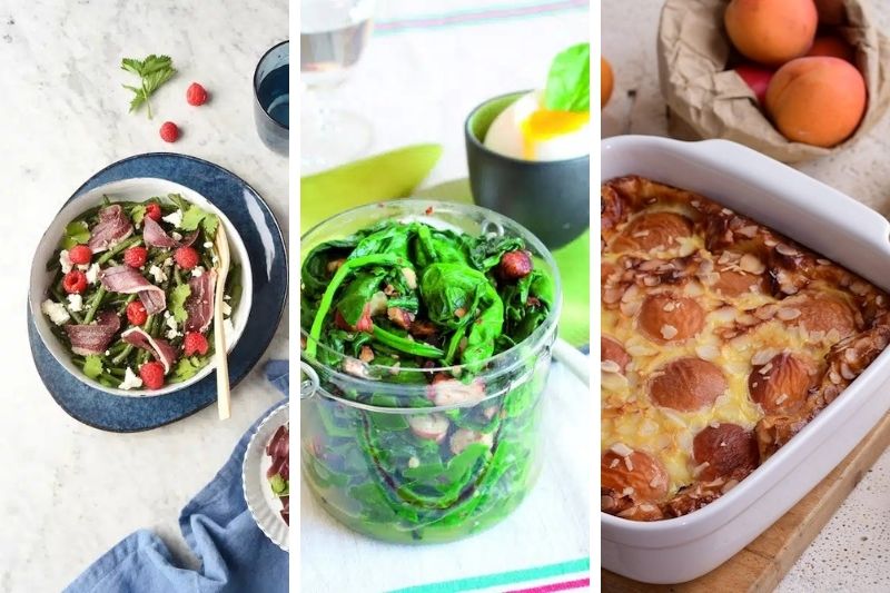Le menu de la semaine du 22 juin