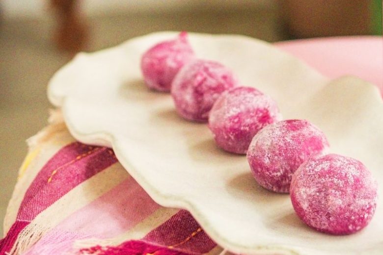 Mochis glacés au sirop mangue