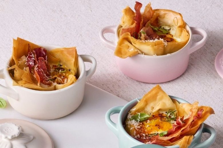 Oeufs en pâte filo