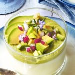 Pana cotta au chèvre et guacamole
