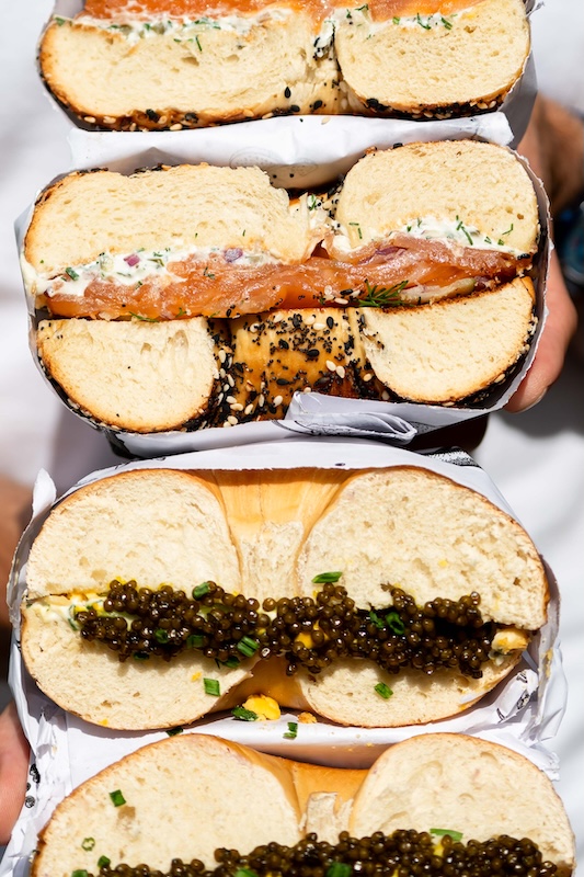 Petrossian x Sisi Bagels