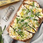 Pinsa crémeuse au Gruyère