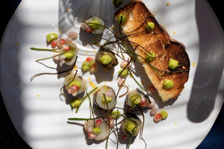 Poireaux mayonnaise aux verts de poireaux