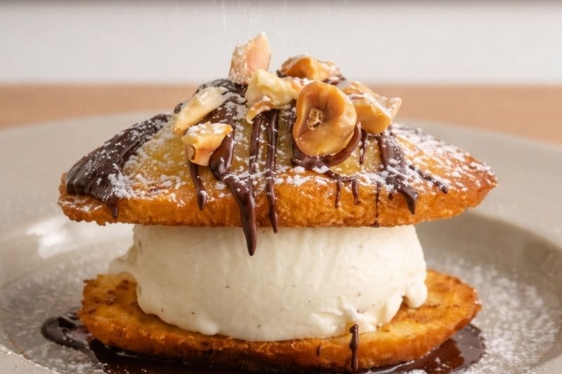 Madeleines façon profiterole
