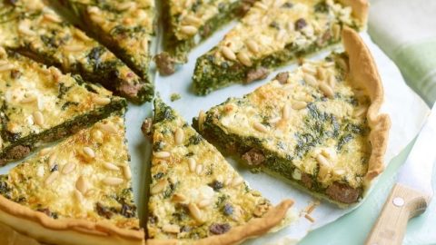 Quiche à l’agneau épinards et feta