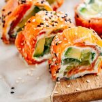 Salmon rolls au saumon fumé