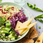 Salade de quinoa au concombre et à l’Emmentaler