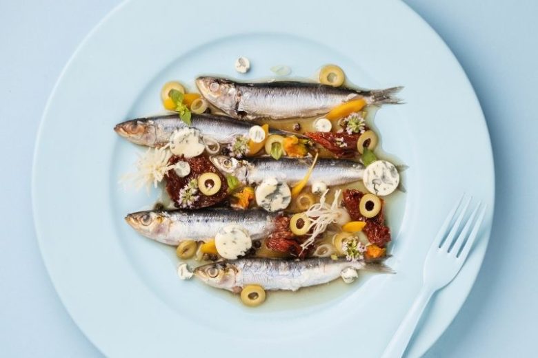 Sardines à l’escabèche à la Fourme d’Ambert
