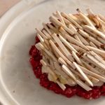 Tartare de bœuf crème aux anchois