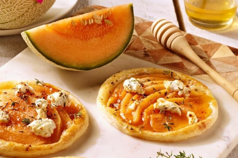 Tarte fine chèvre miel