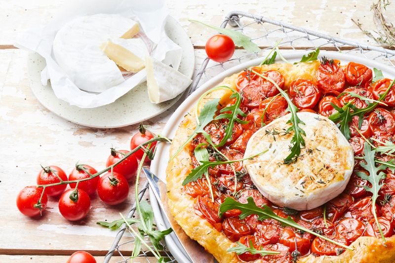 Tatin de tomates et Tomme Vaudoise