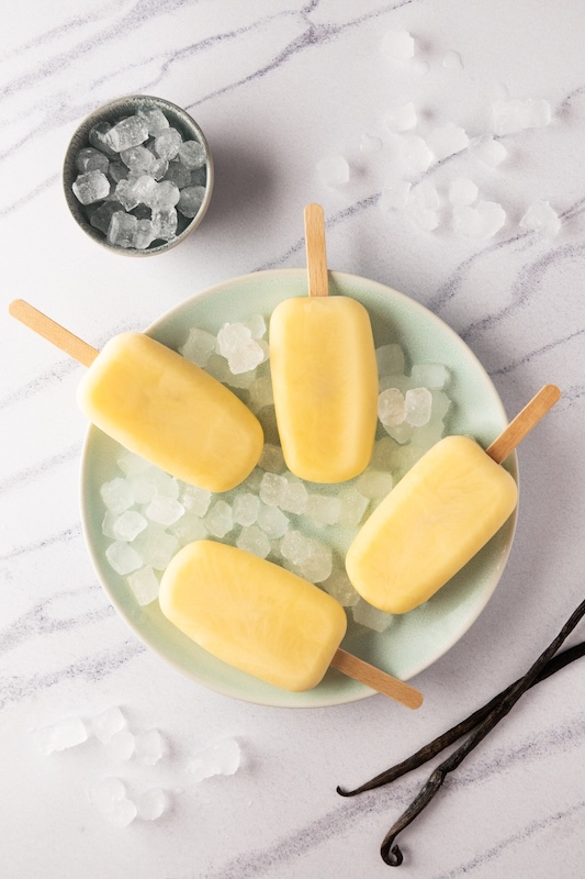 recette de glaces au Nesquik Vanille