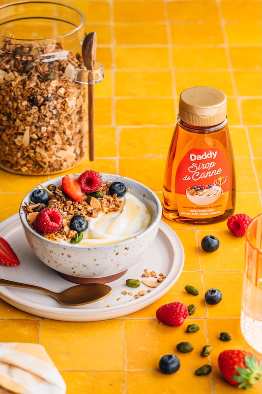 recette de Granola maison au sirop de canne