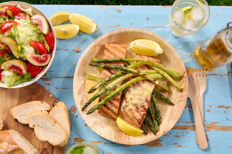 recette de Saumon grillé et beurre blanc