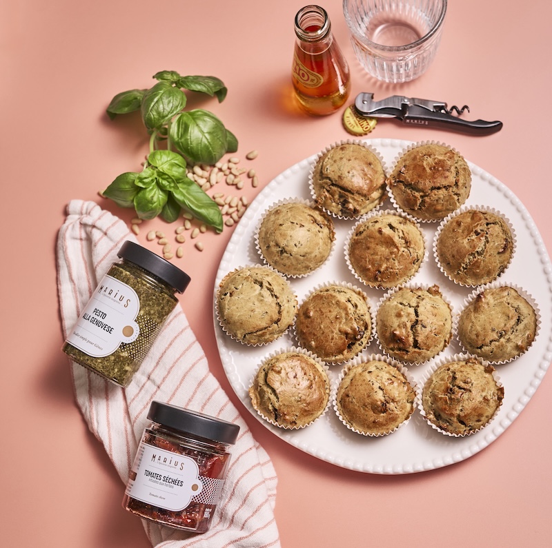 recette de Muffins au pesto genovese