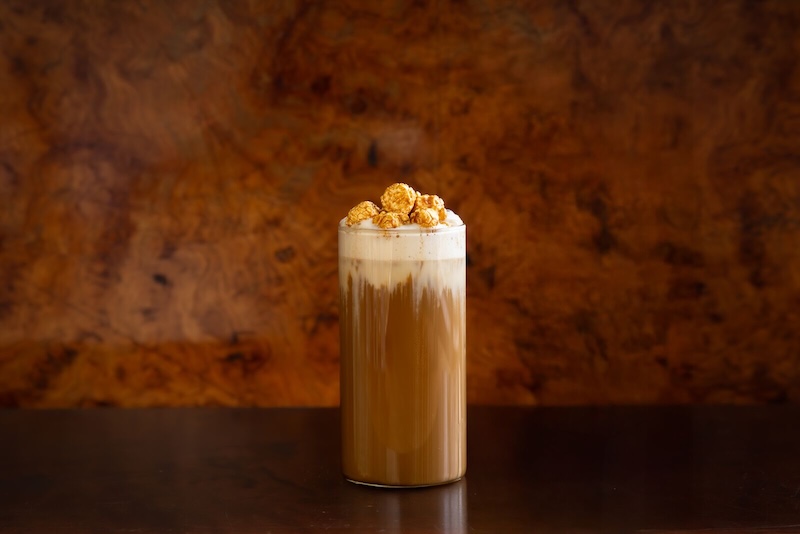 recette de Latte chaud popcorn sucré-salé