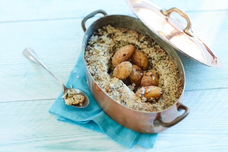 recette de Primeurs en croûte de sel aux algues