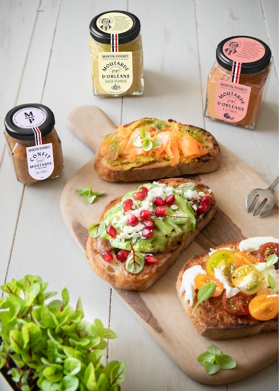 recette de Trio de tartines estivales