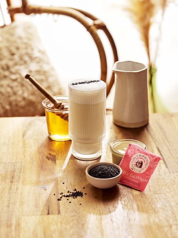 thé Latte Sésame Jasmin